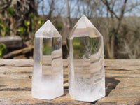 Polished Clear Quartz Points x 24 From Madagascar