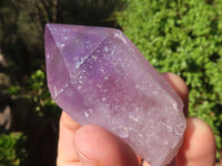 Natural Single Jacaranda Amethyst Crystals  x 12 From Zambia - Toprock Gemstones and Minerals 