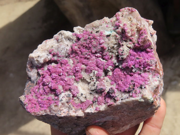 Natural Pink Salrose Cobaltion Dolomite Specimens  x 2 From Kakanda, Congo