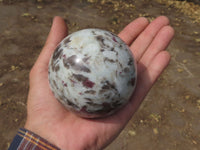 Polished Pink Tourmaline Rubellite Spheres  x 2 From Ambatondrazaka, Madagascar - TopRock