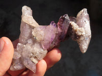 Natural Large Skeletal Smokey Amethyst Crystals  x 6 From Chiredzi, Zimbabwe