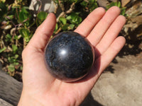 Polished Rare Iolite Spheres x 3 From Ambatofinandrahana, Madagascar