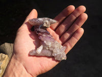 Natural Large Skeletal Smokey Amethyst Crystals  x 6 From Chiredzi, Zimbabwe