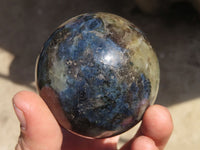 Polished Rare Iolite Spheres x 3 From Ambatofinandrahana, Madagascar