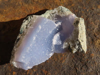 Natural Blue Lace Agate Geode Specimens  x 12 From Nsanje, Malawi