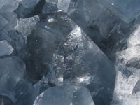 Natural Blue Celestite Geode Specimen With Cubic Crystals (Hole Drilled In Back For Light) x 1 From Sakoany, Madagascar - TopRock