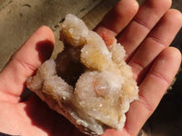 Natural Golden Limonite Spirit Quartz Clusters x 12 From Boekenhouthoek, South Africa