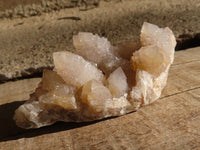 Natural Golden Limonite Spirit Quartz Clusters x 12 From Boekenhouthoek, South Africa