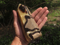 Polished Septarian (Calcite & Aragonite) Points x 2 From Madagascar - TopRock