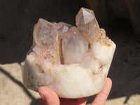 Natural Red Hematoid Quartz Specimens x 2 From Karoi, Zimbabwe