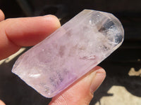 Natural Clear Amethyst & Smokey Brandberg Quartz Crystals x 12 From Brandberg, Namibia