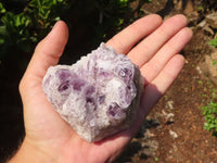 Natural Sugar Amethyst Clusters  x 4 From Solwezi, Zambia - Toprock Gemstones and Minerals 