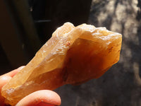 Natural Honey Aragonite Etched & Cobbed Pieces  x 6 From Namibia