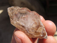 Natural Clear Amethyst & Smokey Brandberg Quartz Crystals x 12 From Brandberg, Namibia