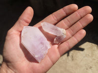 Natural Clear Amethyst & Smokey Brandberg Quartz Crystals x 12 From Brandberg, Namibia