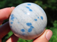 Polished Blue Spotted Spinel Spheres x 6 From Madagascar - TopRock