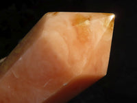 Polished Large Orange Twist Calcite Tower x 1 From Maevantanana, Madagascar