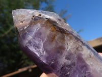 Polished Gemmy Smokey Amethyst Points  x 4 From Madagascar - TopRock