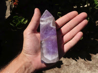 Polished Gemmy Smokey Amethyst Points  x 4 From Madagascar - TopRock