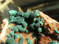 Natural Rare Ball Malachite On Drusi Quartz & Dolomite Matrix  x 2 From Kambove, Congo - Toprock Gemstones and Minerals 