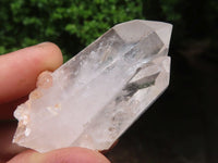 Natural Single Clear Rainbow Quartz Crystals  x 35 From Mpika, Zambia - Toprock Gemstones and Minerals 