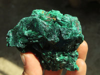 Natural Chatoyant Silky Malachite Specimens  x 3 From Kasompe, Congo