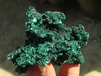 Natural Chatoyant Silky Malachite Specimens  x 3 From Kasompe, Congo