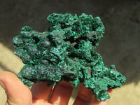 Natural Chatoyant Silky Malachite Specimens  x 3 From Kasompe, Congo