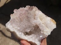 Natural Golden Limonite Quartz Clusters x 4 From Zambia