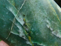 Polished Green Chrysoprase & Jade Points  x 2 From Southern Africa - Toprock Gemstones and Minerals 