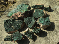 Natural Small to Large Crystalline Botryoidal Malachite on Matrix Specimens  x 11 From Congo - TopRock