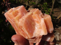 Natural New Sunset Orange Calcite Specimens  x 12 From Spitzkop, Namibia