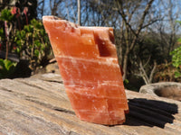 Natural New Sunset Orange Calcite Specimens  x 12 From Spitzkop, Namibia