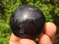 Polished Rare Iolite / Water Sapphire Spheres  x 12 From Madagascar - Toprock Gemstones and Minerals 