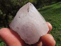 Natural Single Smokey White Hematoid Quartz Crystals  x 35 From Madagascar - TopRock