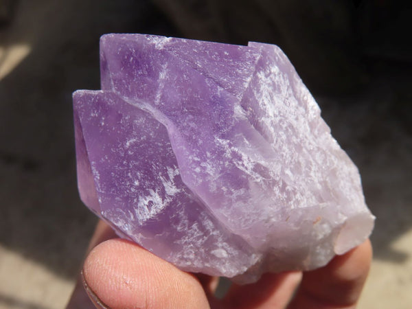 Natural Jacaranda Amethyst Points x 12 From Zambia