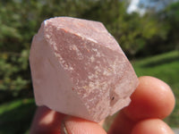 Natural Single Smokey White Hematoid Quartz Crystals  x 35 From Madagascar - TopRock