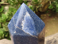 Polished Large Blue Lazulite Tower x 1 From Madagascar - TopRock