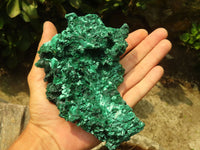 Natural Chatoyant Silky Malachite Specimens  x 2 From Congo - Toprock Gemstones and Minerals 