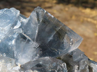 Natural Crystalline Blue Celestite Plate like Specimens  x 2 From Sakoany, Madagascar - TopRock