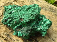 Natural Chatoyant Silky Malachite Specimens  x 2 From Congo - Toprock Gemstones and Minerals 