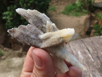 Natural Drusy Quartz Coated Calcite Pseudomorph Specimens  x 35 From Alberts Mountain, Lesotho - TopRock