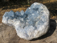 Natural Crystalline Blue Celestite Plate like Specimens  x 2 From Sakoany, Madagascar - TopRock