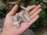 Natural Drusy Quartz Coated Calcite Pseudomorph Specimens  x 35 From Alberts Mountain, Lesotho - TopRock