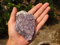 Natural Purple Lepidolite Cobbed Specimens  x 12 From Namibia - Toprock Gemstones and Minerals 