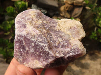 Natural Purple Lepidolite Cobbed Specimens  x 12 From Namibia - Toprock Gemstones and Minerals 