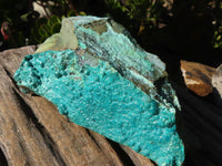 Natural Silica Chrysocolla Specimens x 2 From Congo