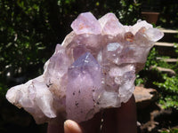 Natural Jacaranda Amethyst Clusters  x 2 From Zambia - TopRock