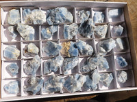 Natural New Sky Blue Calcite Specimens  x 35 From Spitzkop, Namibia