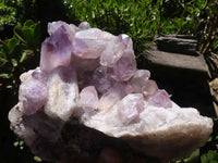 Natural Jacaranda Amethyst Clusters  x 2 From Zambia - TopRock